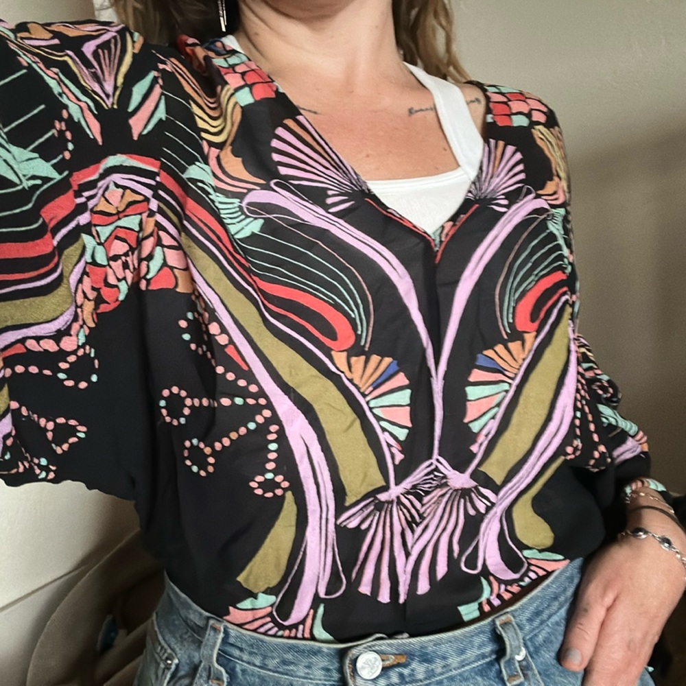 free people sheer top